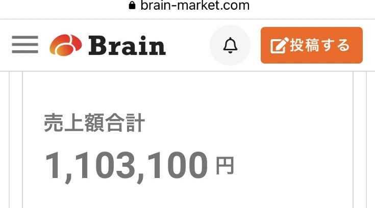 メダカ副業教材の売上げ